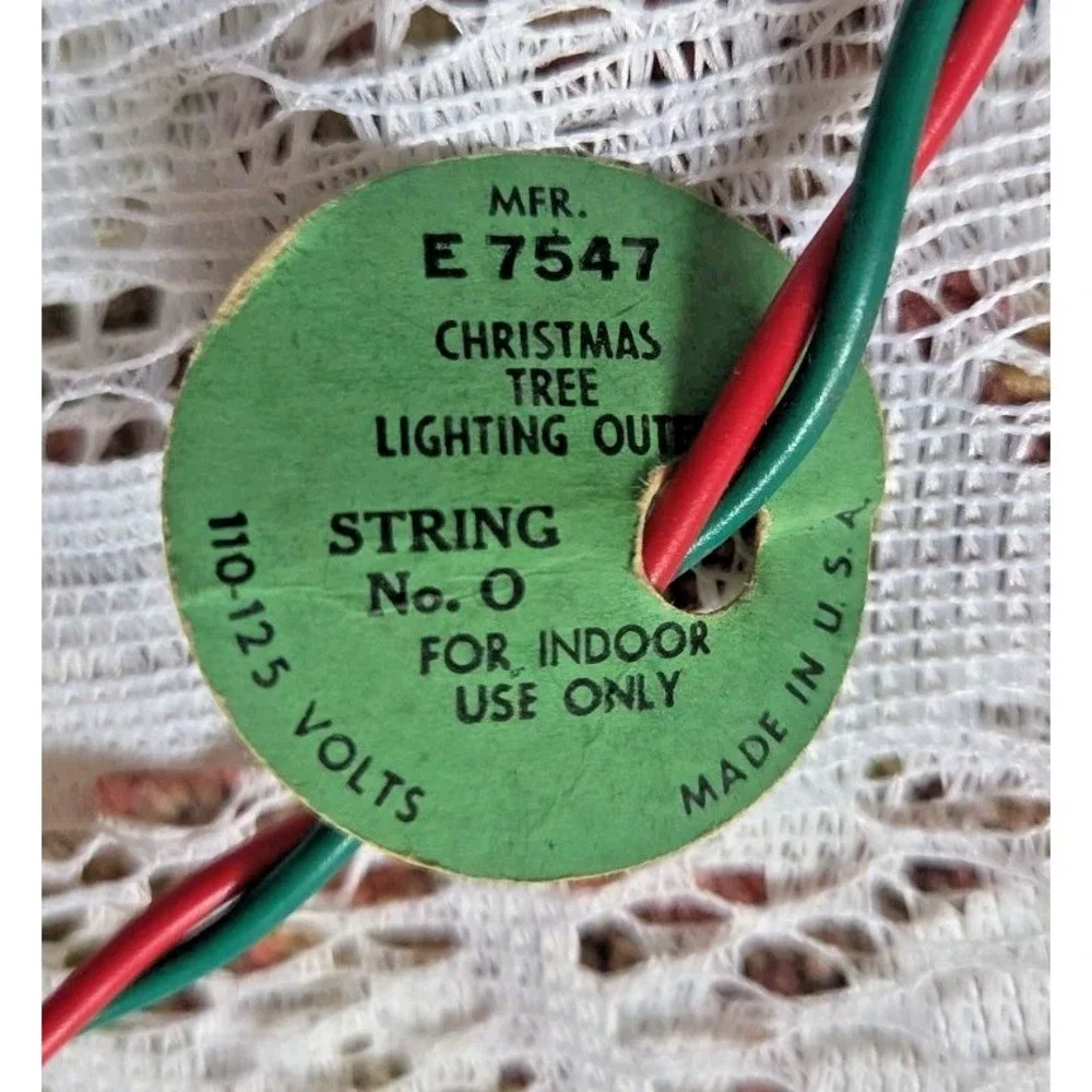 Christmas C-7 String Lights 7 Working Bulbs 3 Packs Replacement Bulbs Vintage